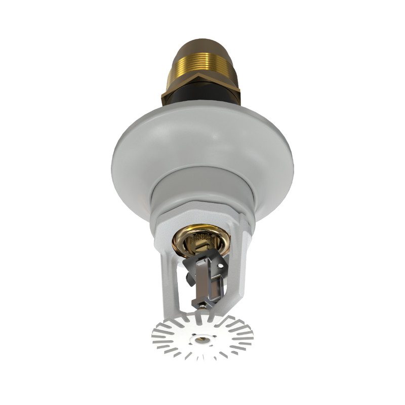 Viking® VK549, ELO, Standard, Dry Sprinkler, 11.2K, Pendent, Fusible Link, QR, Standard Adjustable, 1 1/4” NPT, White, 280 Degree, 18” Length, 19838MG/W18 Fire Sprinkler Head