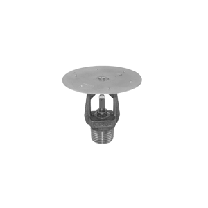 Viking® VK552, Micromatic Model M, Intermediate Level/In-Rack, Preassembled w/ Shield, Fusible Link, 5.6K, Upright, SR, 1/2" NPT, Brass, 286 Degree 12973AGU Fire Sprinkler Head