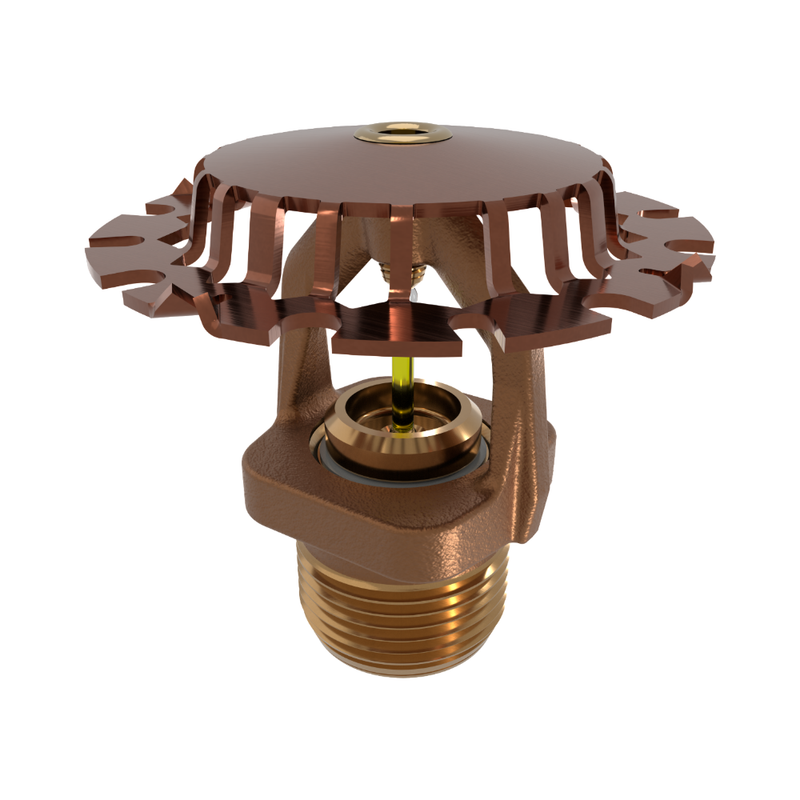 Viking® VK570, Model M, 14.0K, Extended Coverage, Upright, QR/SR, 3/4" NPT, Brass, 175 Degree 13840AD Fire Sprinkler Head