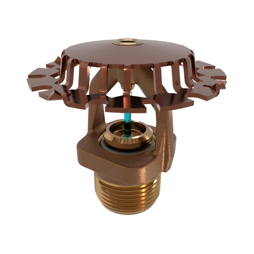 Viking® VK570, Model M, 14.0K, Extended Coverage, Upright, QR/SR, 3/4" NPT, Brass, 286 Degree 13840AG Fire Sprinkler Head