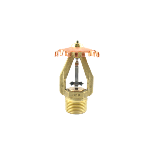Viking® VK595, 25.2K, Extended Coverage, Fusible Link, Upright, QR/SR, 1" NPT, Brass, 165 Degree 16859AC Fire Sprinkler Head
