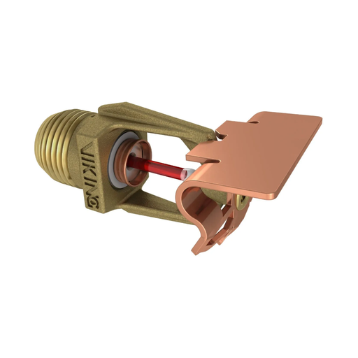 Viking® VK605, Microfast Model M, 5.6K, Extended Coverage, Horizontal Sidewall, QR/SR, 1/2" NPT, Brass, 155 Degree 12120AB Fire Sprinkler Head