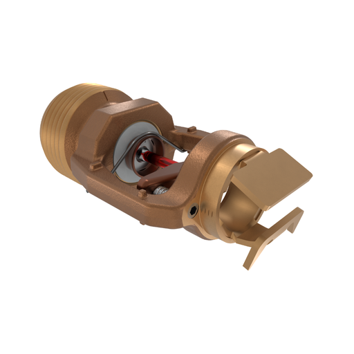Viking® VK630, Microtech, 8.0K, Extended Coverage, Horizontal Sidewall, QR, 3/4" NPT, Brass, 155 Degree 13500AB Fire Sprinkler Head