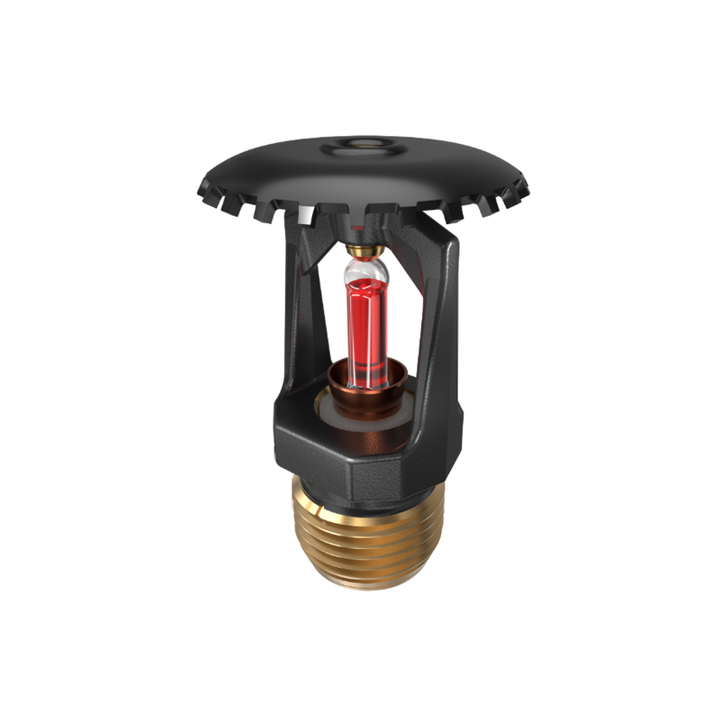 Viking® VK100, Model M, 5.6K, Standard, Upright, SR, 1/2" NPT, Black 155 Degree 12986MB/B Fire Sprinkler Head