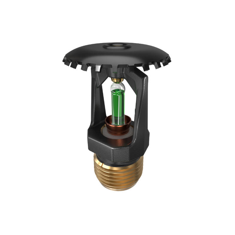 Viking® VK100, Model M, 5.6K, Standard, Upright, SR, 1/2" NPT, Black 200 Degree 12986ME/B Fire Sprinkler Head