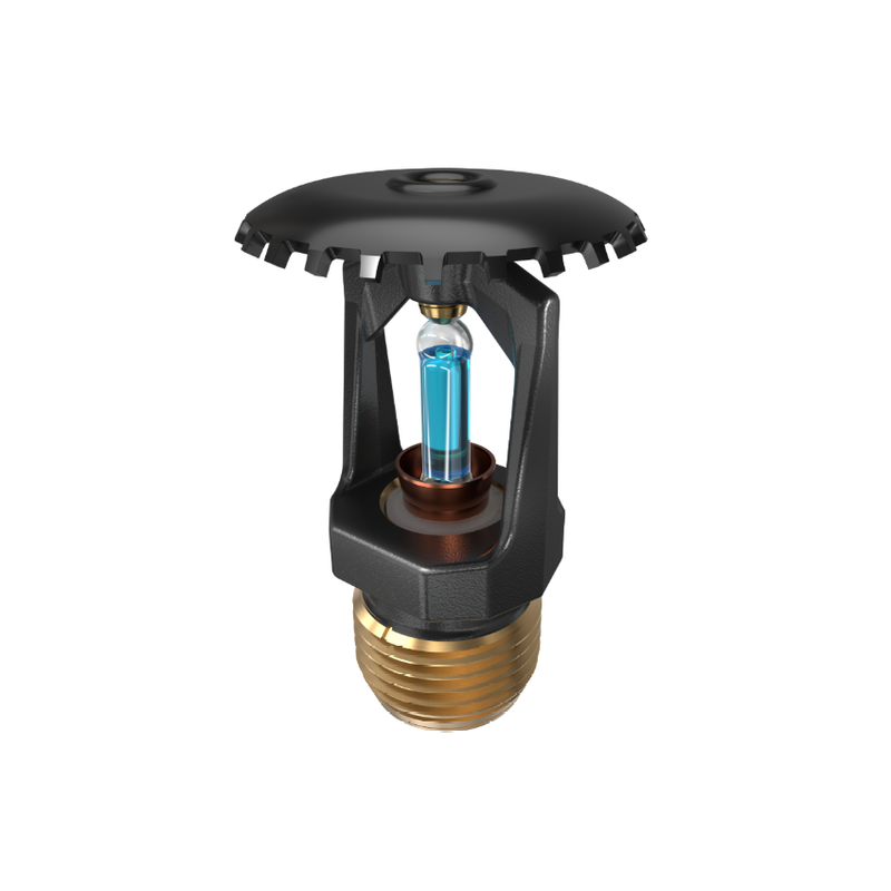 Viking® VK100, Model M, 5.6K, Standard, Upright, SR, 1/2" NPT, Black 286 Degree 12986MG/B Fire Sprinkler Head