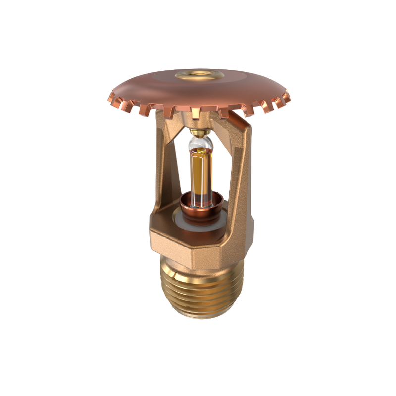 Viking® VK100, Model M, 5.6K, Standard, Upright, SR, 1/2" NPT, Brass 135 Degree 12986AA Fire Sprinkler Head