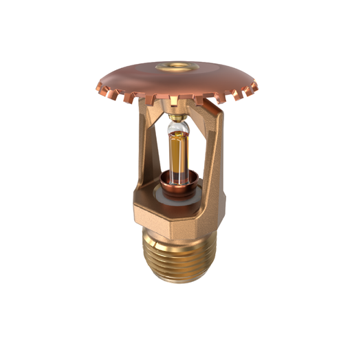 Viking® VK100, Model M, 5.6K, Standard, Upright, SR, 1/2" NPT, Brass 135 Degree 12986AA Fire Sprinkler Head