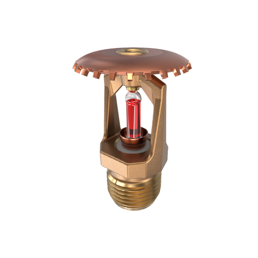 Viking® VK100, Model M, 5.6K, Standard, Upright, SR, 1/2" NPT, Brass 155 Degree 12986AB Fire Sprinkler Head