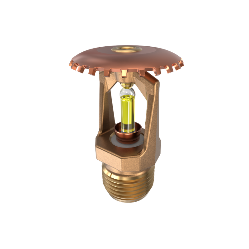 Viking® VK100, Model M, 5.6K, Standard, Upright, SR, 1/2" NPT, Brass 175 Degree 12986AD Fire Sprinkler Head