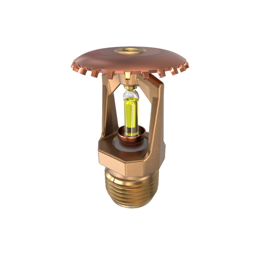Viking® VK100, Model M, 5.6K, Standard, Upright, SR, 1/2" NPT, Brass 175 Degree 12986AD Fire Sprinkler Head