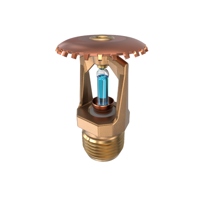 Viking® VK100, Model M, 5.6K, Standard, Upright, SR, 1/2" NPT, Brass 286 Degree 12986AG Fire Sprinkler Head