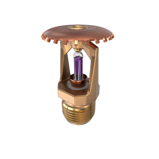 Viking® VK100, Model M, 5.6K, Standard, Upright, SR, 1/2" NPT, Brass 360 Degree 12986AH Fire Sprinkler Head