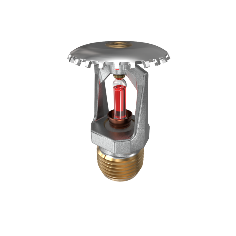 Viking® VK100, Model M, 5.6K, Standard, Upright, SR, 1/2" NPT, Chrome 155 Degree, 12986FB Fire Sprinkler Head