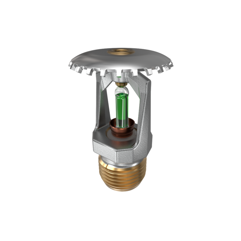 Viking® VK100, Model M, 5.6K, Standard, Upright, SR, 1/2" NPT, Chrome 200 Degree 12986FE Fire Sprinkler Head