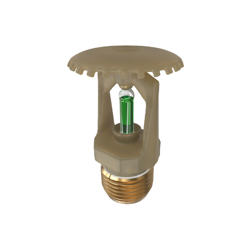 Viking® VK100, Model M, 5.6K, Standard, Upright, SR, 1/2" NPT, Wax Coated White 200 Degree 12986VE/W Fire Sprinkler Head