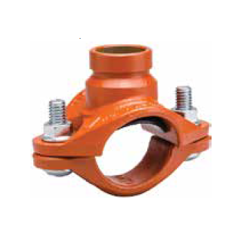 Victaulic Firelock Style 920N Mechanical-T, Painted Orange, 4" x 1", CD2292NPEI