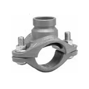 Victaulic Firelock Style 922 Outlet-T, Galvanized, 2 1/2" x 1", CC00922GE2