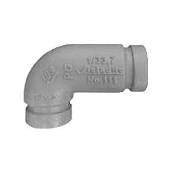 Victaulic Firelock NO. 111 1" Grooved End Elbow, DN25, Galvanized, F010111G00