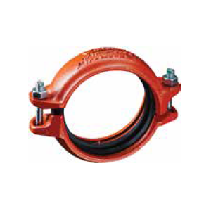Victaulic Firelock Style 009N Rigid Coupling, Painted Orange, 10", DN250, L10009NPE0
