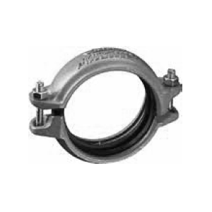 Victaulic Firelock Style 009N Rigid Coupling, Galvanized With Stainless Steel Bolts & Nuts, 6", DN150, L06009NGEX