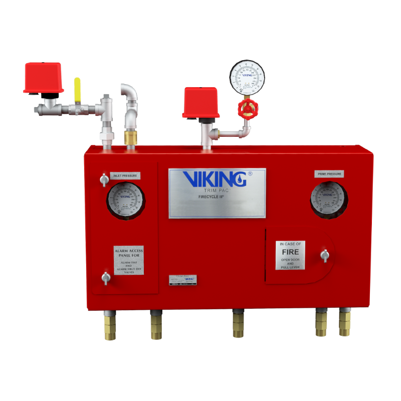 Viking® 13802E-2B TRIMPAC Model E-2B Firecycle III Multi-Cycle Deluge, Brass Trim & Release - WeSupplyIt.com