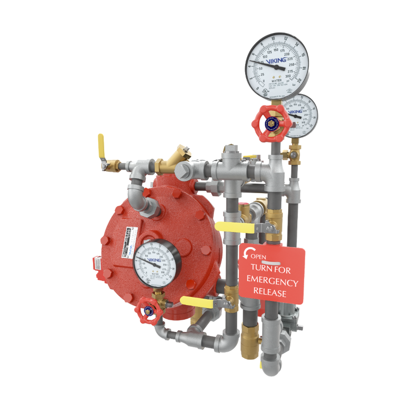 Viking® 26551-3 Model J Pilot Regulating Flow Control Valve Vertical Trim, Loose Trim only, Straight Through, Stainless Steel, For 3" Valve - WeSupplyIt.com