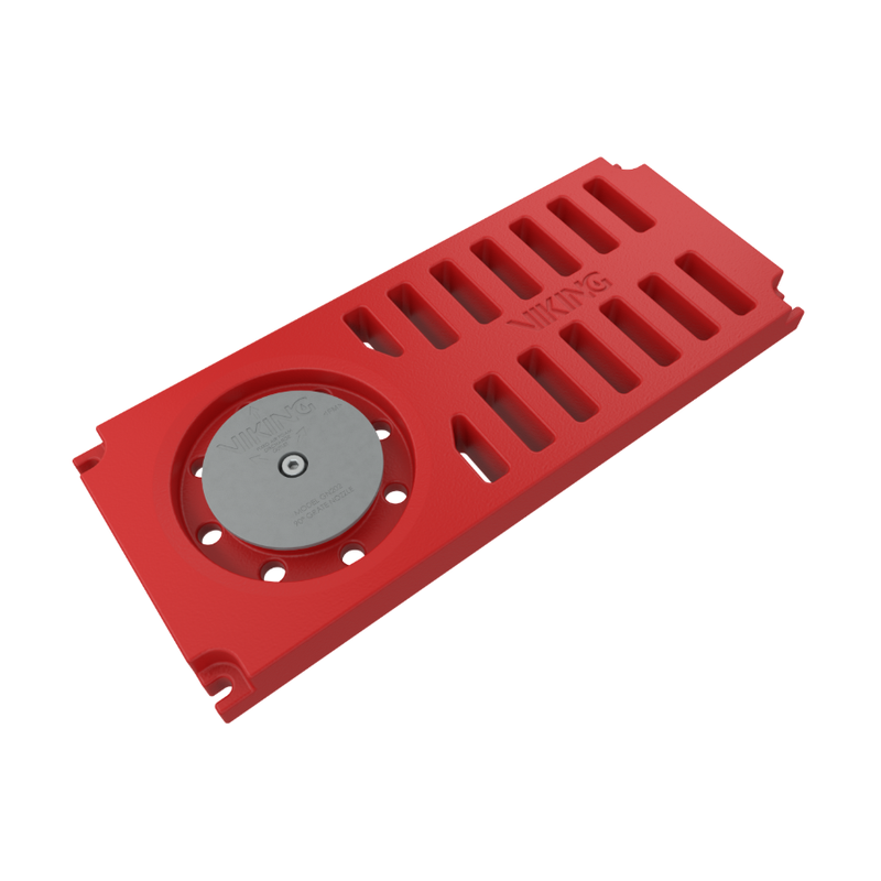 Viking® F24824 Model GN202 Trench Grate Nozzle, 90° Degree Discharge, USP, 26" - WeSupplyIt.com