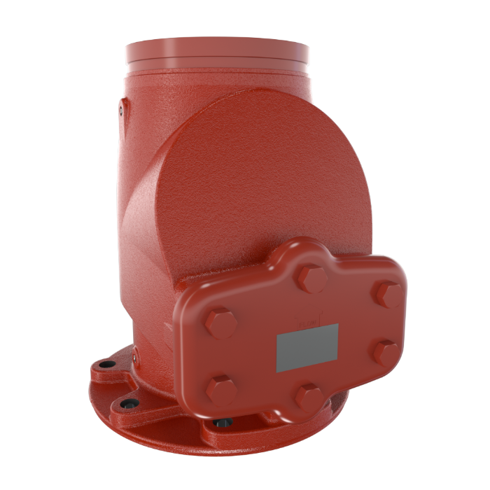 Viking® 08515 Model F-1 Easy Riser Swing Check Valve, Flange x Groove, Valve Only, 8" - WeSupplyIt.com