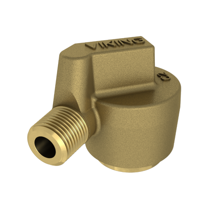 Viking® 19506AN VK784 Model D2 Spray Nozzle, Angle 140, 4.9K, 1/2 NPT, Brass - WeSupplyIt.com