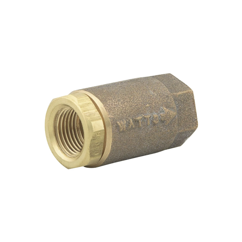 Watts Regulator Co.® 1WILCLF Series LF600 Lead Free Inline Silent Check Valve, Spring Loaded, 1" - WeSupplyIt.com