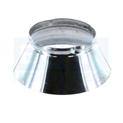 401 aluminum standard fire sprinkler escutcheon skirt chrome