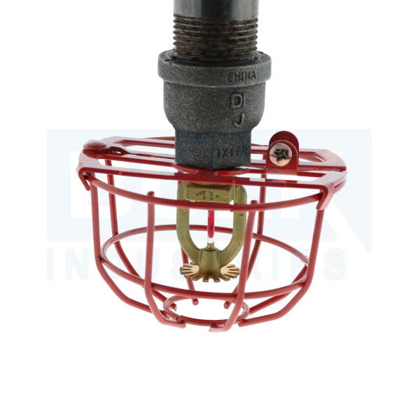 Heavy Duty Fire Sprinkler Head Guard Red