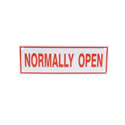 Normally Open Sign