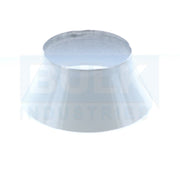 401 aluminum standard fire sprinkler escutcheon skirt white