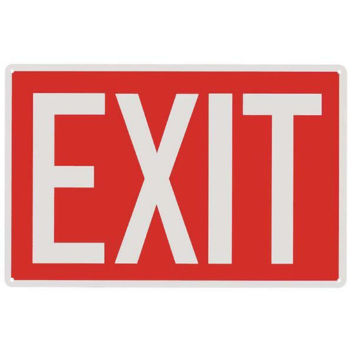 Exit Sign, Aluminum, 12" x 8"