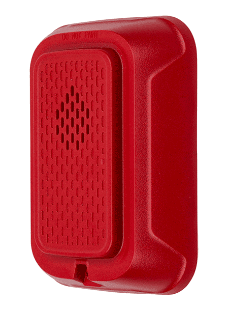 System Sensor HRL L-Series Standard Wall Horn, Red, Plain No Marking