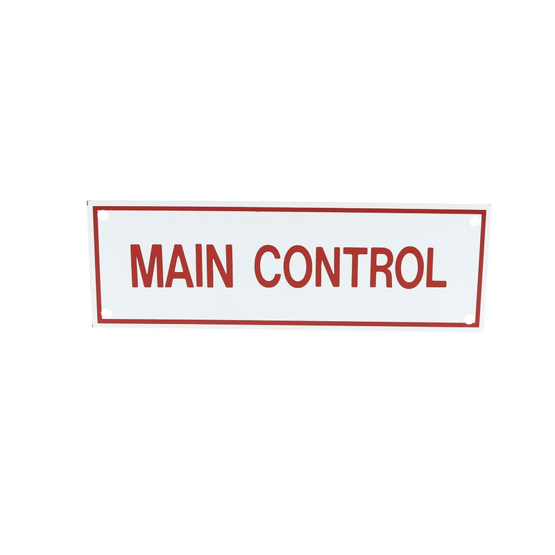 Main Control Sign