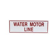 Water Motor Line Sign