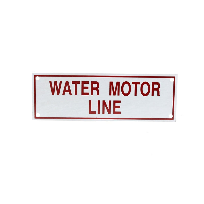 Water Motor Line Sign