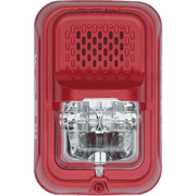 System Sensor P2GRL 2 Wire Compact Wall Horn Strobe, L-Series, Red, Marked Fire