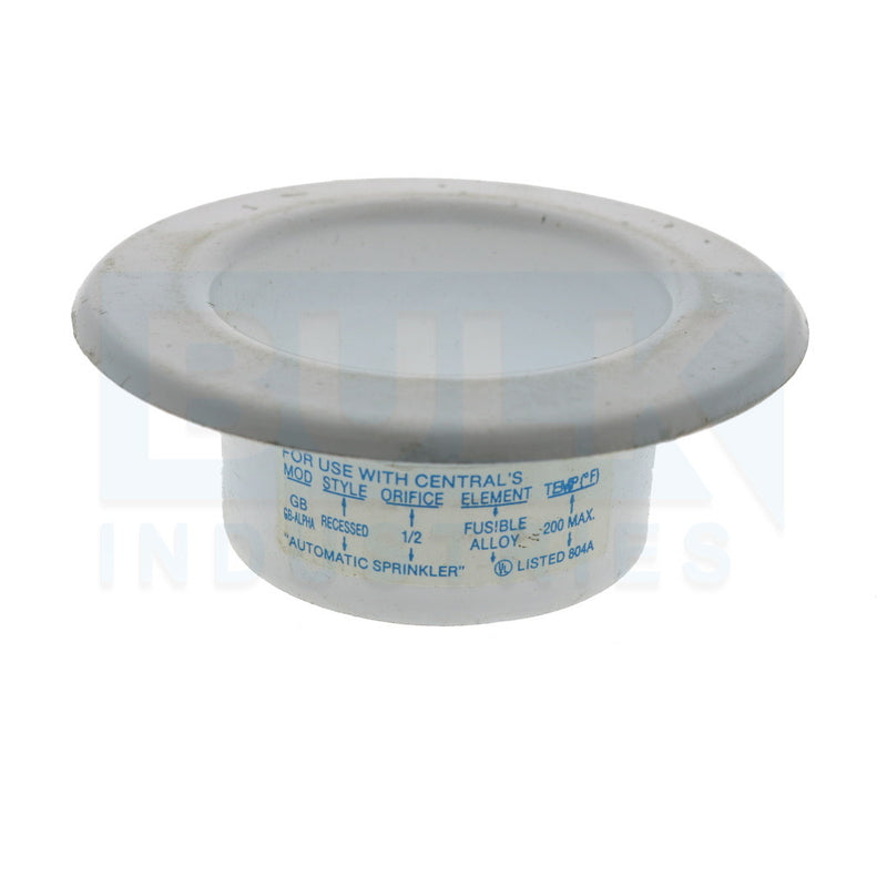 Central GB/Alpha Recessed Escutcheon - Available In Multiple Colors