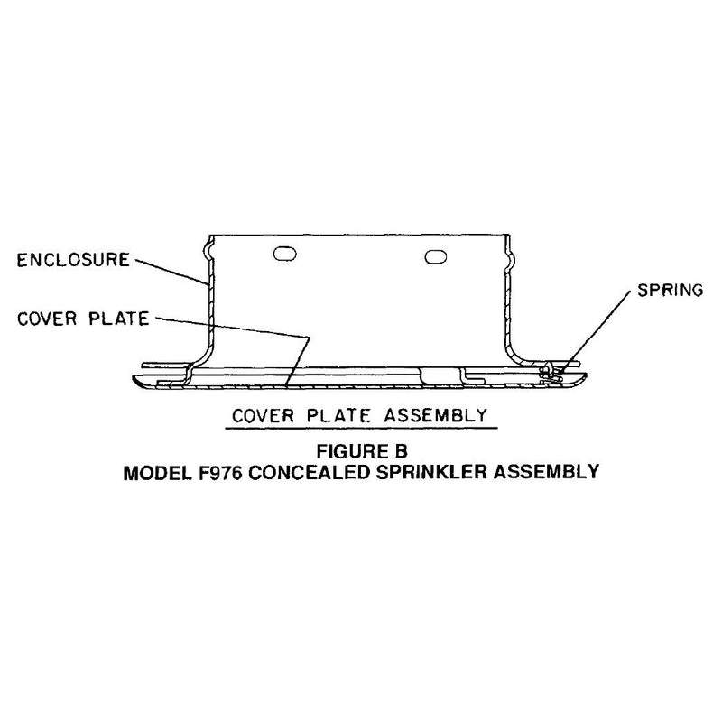 GEM F976 Concealed Escutcheon