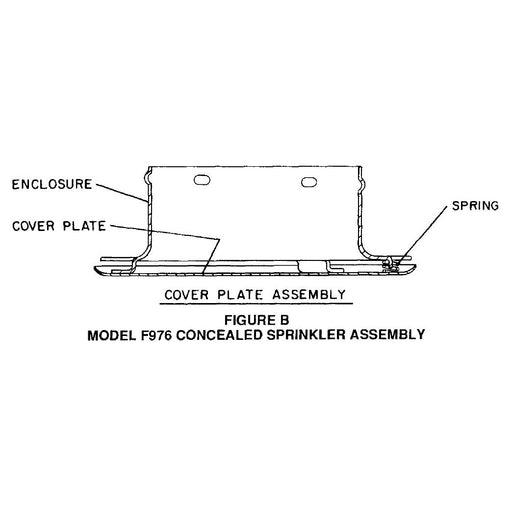 GEM F976 Concealed Escutcheon