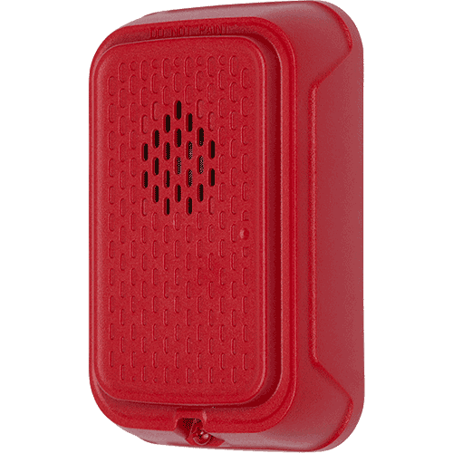 System Sensor HGRL L Series Compact Wall Horn, Red, Plain No Marking
