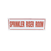 Sprinkler Riser Room Sign