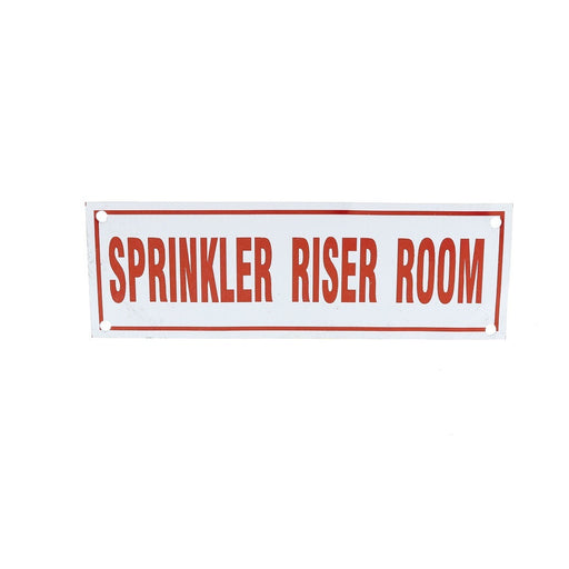 Sprinkler Riser Room Sign