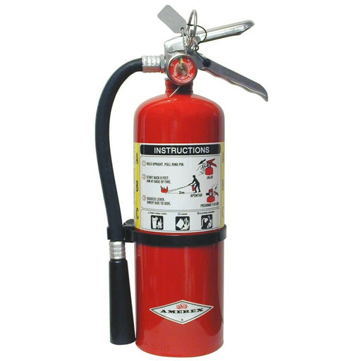Amerex 15312 -B500 Fire Extinguisher, ABC, 5lb, 2A10BC, With Wall Bracket