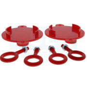 Fire Department Connection FDC Plastic Break Away Caps 2 1/2" Red (Set of 2) (FDC Sold Separately)