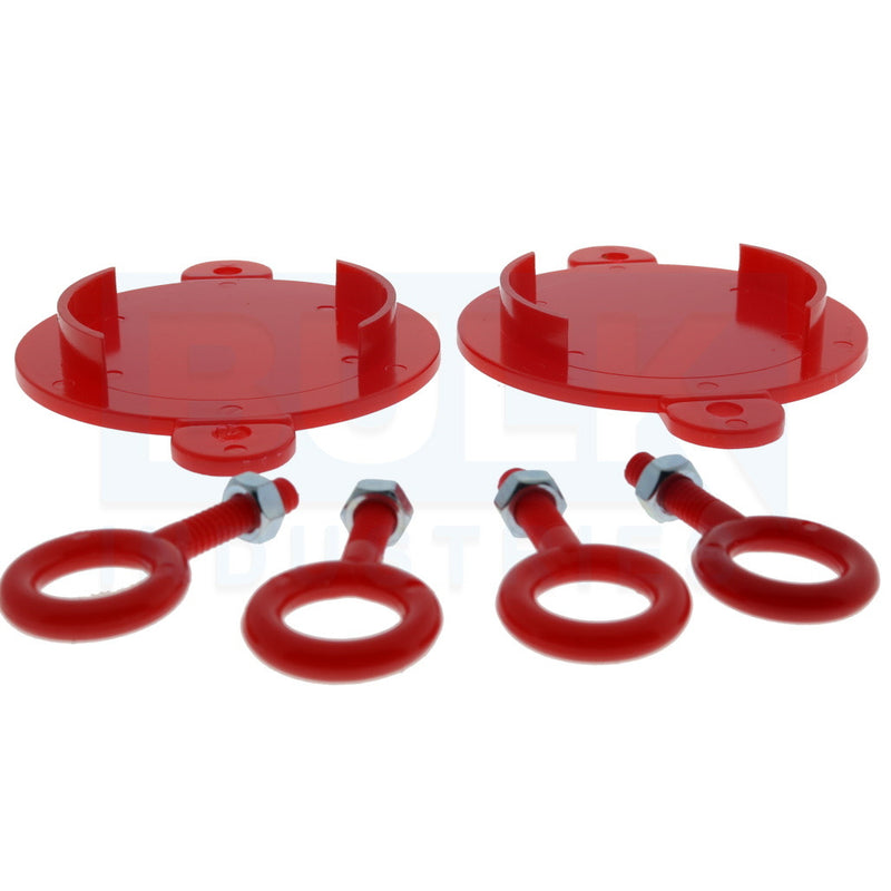Fire Department Connection FDC Plastic Break Away Caps 2 1/2" Red (Set of 2) (FDC Sold Separately)